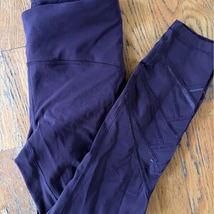 lululemon athletica maroon leggings 6